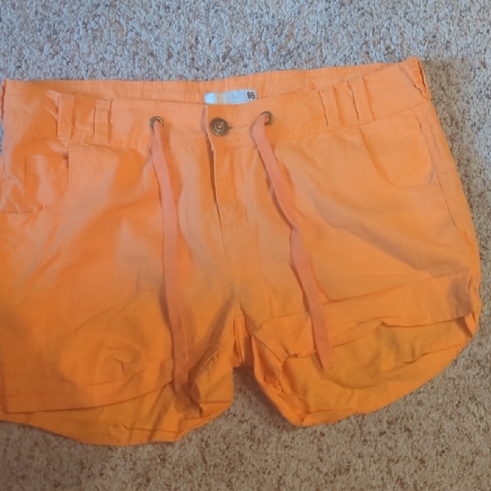 Route 66 Orange Women's Shorts - Picture 4 of 6